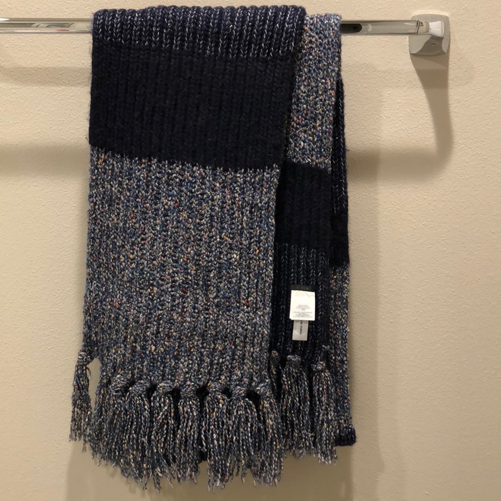 NWOT J.Crew Navy Scarf